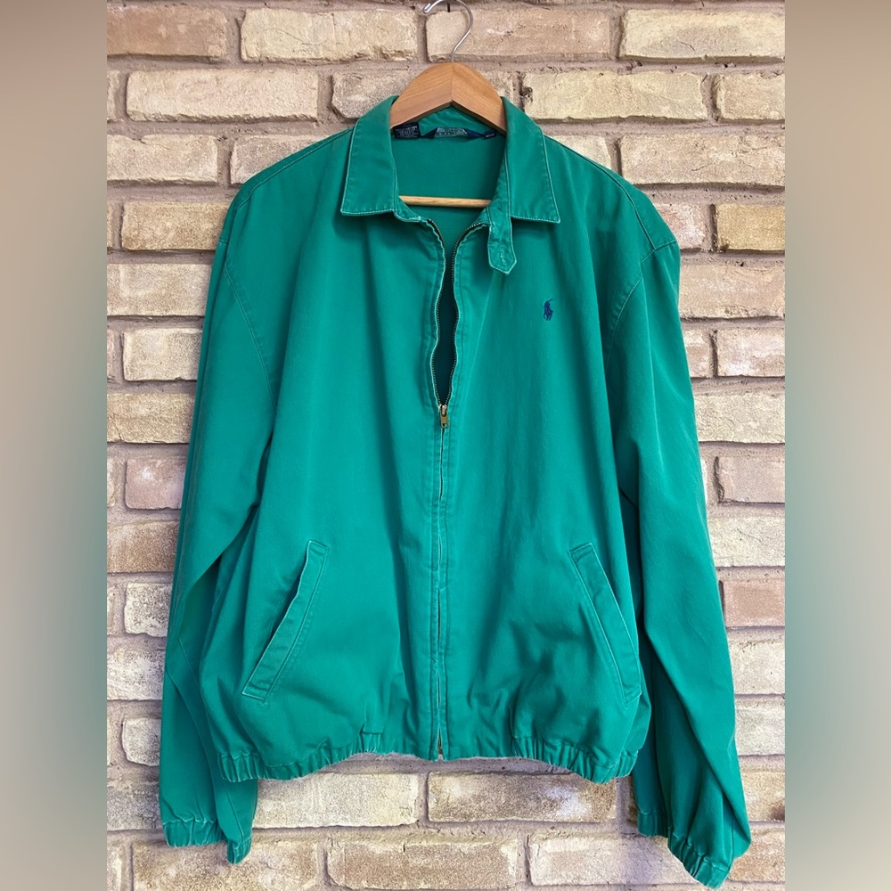 VINTAGE jacket POLO small pony Green Men’s XL